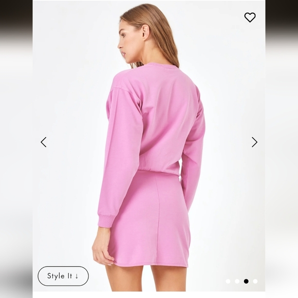 L*Space x Anthropologie Groove Dress In Pink Lady - Picture 4 of 8